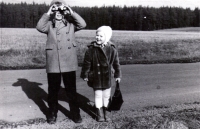 Marta Janasová s bratrem Janem / 1959