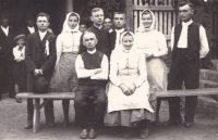 Undated - family of P. Ondřej Damborský, parents and siblings (among them the father of the witness)