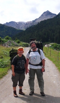Věra and Petr Náhlíkovi in the Alps (2010)