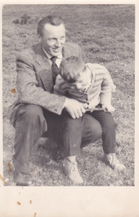 Zdeněk with his father