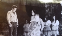 1968 - pamětník v divadelní hře Toman a lesní panna