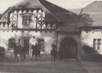 The other home, the Slatiňany stud farm in the 1970's