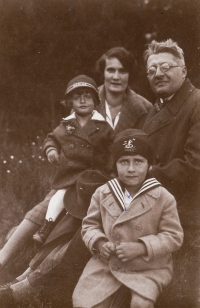 The Janík family in 1929