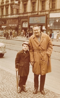 Zdeněk  Janík with his son Petr