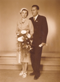 Janík wedding picture, 1950s