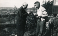 Witness with Ivan Olbrach who visited him in his cottage on 19 September 1952