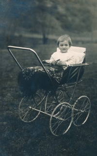 Marta Dittrichová at 18 months of age