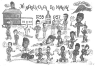 Karikatúra z vojenskej základne Mimoň
50-te roky
