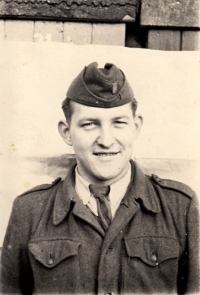 During military service in Rajhrad in 1954