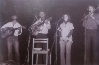 From a concert of the band Krůpěj (1982)