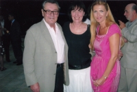 With Mr. and Mrs. Forman at the Czech Embassy in the USA, 2007