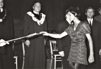Graduation in Brno in 1970