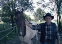 Gustav se svým koněm