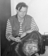 Václav Žufan in Prague in 1988
