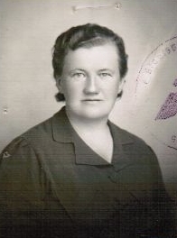 (Filka) Dušková, pamětníkova babička, Zábřeh 1940
