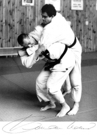 Judo match at the Czechoslovak Championship