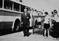 Marie Halfar's husband Arnošt, 1970s