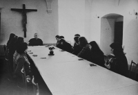 Olomouc Christians visit Cardinal František Tomášek in Prague in 1981