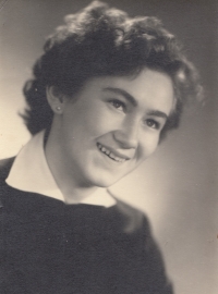 Jiřina Ulrichová - Vrkoslavová in 1955