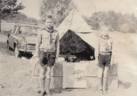 Scout camp, Blatenka (1969)