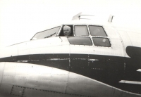 Here, captain Irving is peeking out of the cockpit of "his" IL - 14. 1974