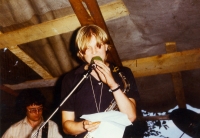 Křečový žíly / Oskava - Antirockfest, Petr Novotný, 1986 (P. Hrabalík archive)