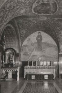 Interior of the Orthodox church of Saints Cyril the Philosopher and Methodius in Thessaloniki