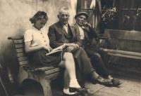 Dagmar Zakopalová s dědečkem Janem Janáčem