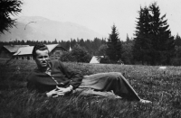 Zdislav Zima in the High Tatras, Slovakia / 1948