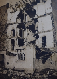 Photographed by the witness, Brno after the war 