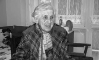 Sylva Jarošová, matka pamětníka, snímek z roku 2016