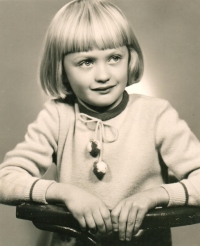 Eva Vorlíčková na Vánoce roku 1968