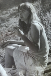 Eva Vorlíček, when she was approximately 23 years old / 1985