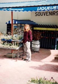 Eva Vorlíček in Switzerland 1991