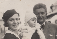 Milan Richter s maminkou a tatínkem