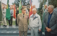 60th Anniversary of victory against the Organization of Ukrainian Nationalists, with Lt. general Ing. František Šádek in Varin, Slovakia, September 19, 2007