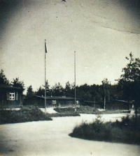 Kasárna ve Stráži, rok 1945.