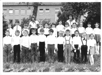 Jana Benkova, circa 1973 1974. fifth right upper row, Primary school in Trnava, Bottova street.