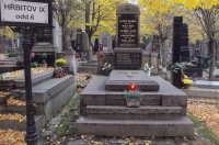 Family tomb at Olšany cemetery, established in 1948 

