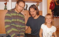 Sons Šimon and Pavel with Pavel´s daughter