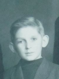 Miroslav Frantík during childhood 