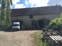 The barn of the Tměj family farm