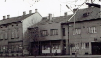 The Špalek family home (middle) in Hodonín 