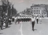 Spartakiad in Prague in 1955