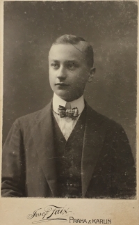 Father Miloš Hořejš around 1910