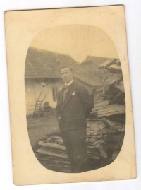 Godfather Antonín Kohoutek, uncle; late 1920s