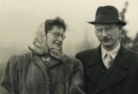 Vlastimil Stehlík and his wife, unknown date