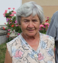 Libuše Brzoňová née Zelenková, born in a mill in Sedlice; 2019 
