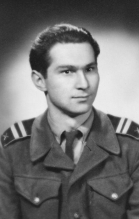 Lubomír during army service (1950-1952)