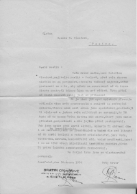 The burden that Čeněk Císař put on his shoulders with his responsibility. A letter to his sister Zdeňka, where the kind-heartedness and Čeňka's concern for his siblings are revealed. (All official materials can be found in the supplementary materials.)